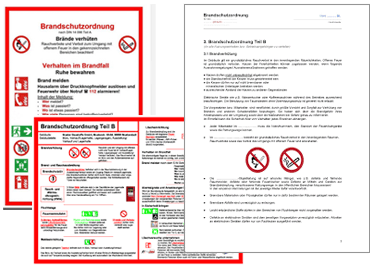 Brandschutzordnungen: Erstellung der Brandschutzordnung nach DIN 14096 bei  der Brandschutz Akademie NRW