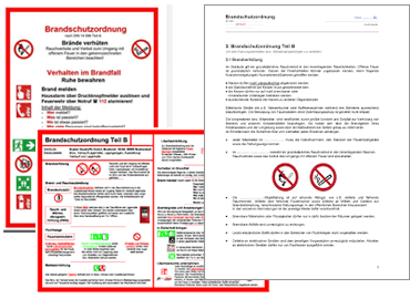 Brandschutzordnung nach DIN 14096